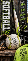 Good Sports Better People Softball Door Wrap