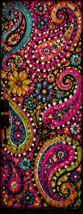 Electric Paisley Door Wrap