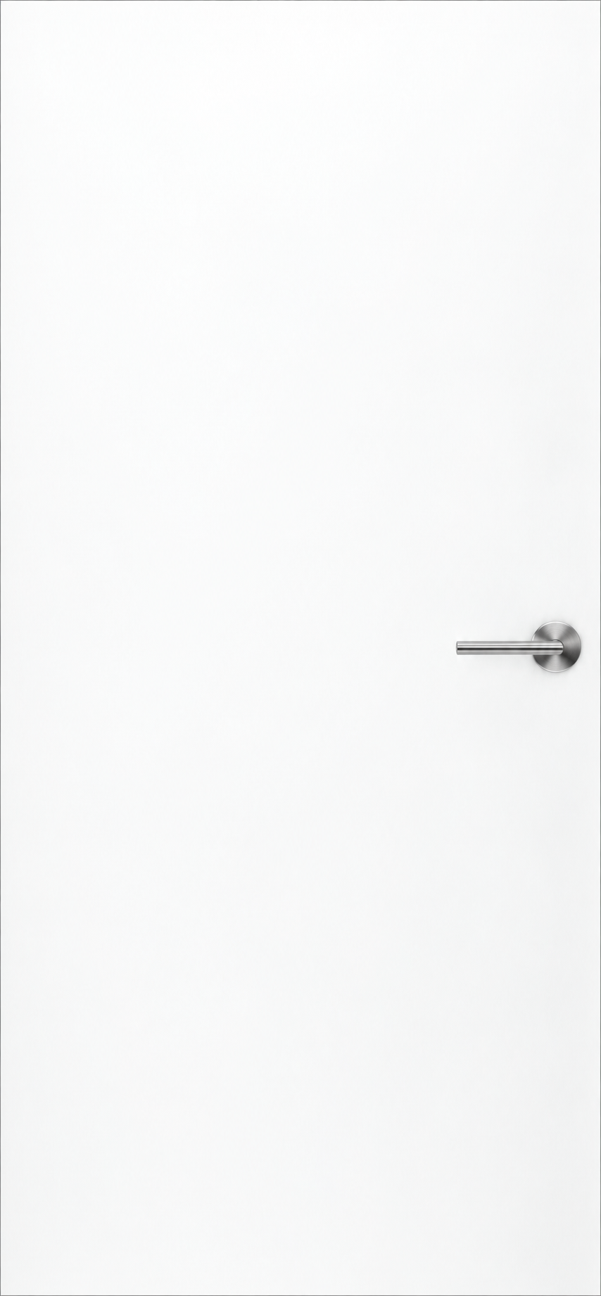 Classic White Solid Color Door Wrap