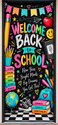 Bright Minds & Big Dreams Back to School Door Wrap
