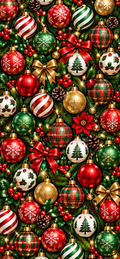 Christmas Ornament Magic Door Wrap