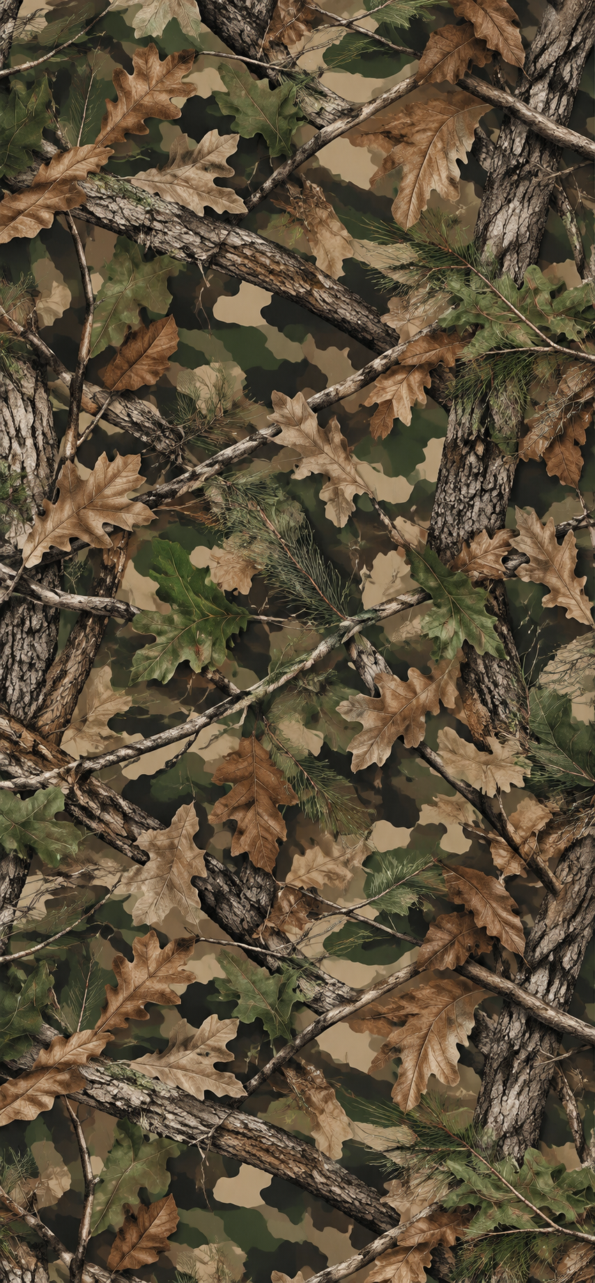 Woodland Camouflage Door Wrap