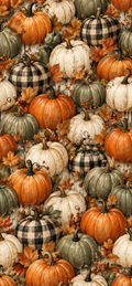 Vintage Harvest Pumpkins Door Wrap