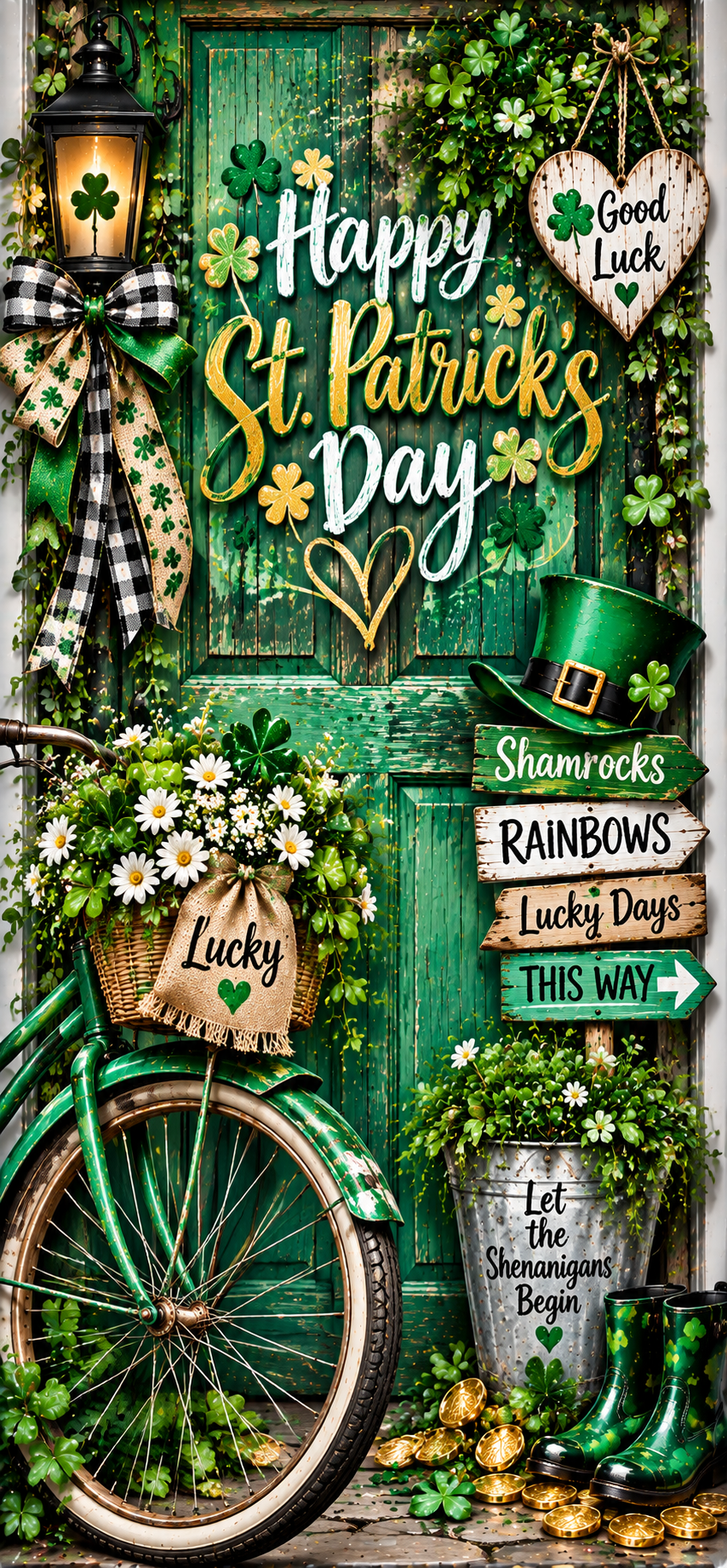 Lucky Days St. Patrick's Door Wrap