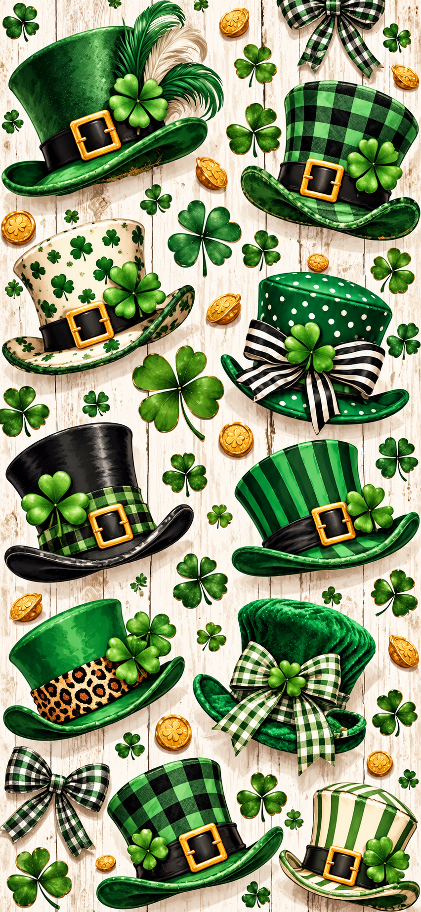 Lucky Leprechaun Hats Door Wrap