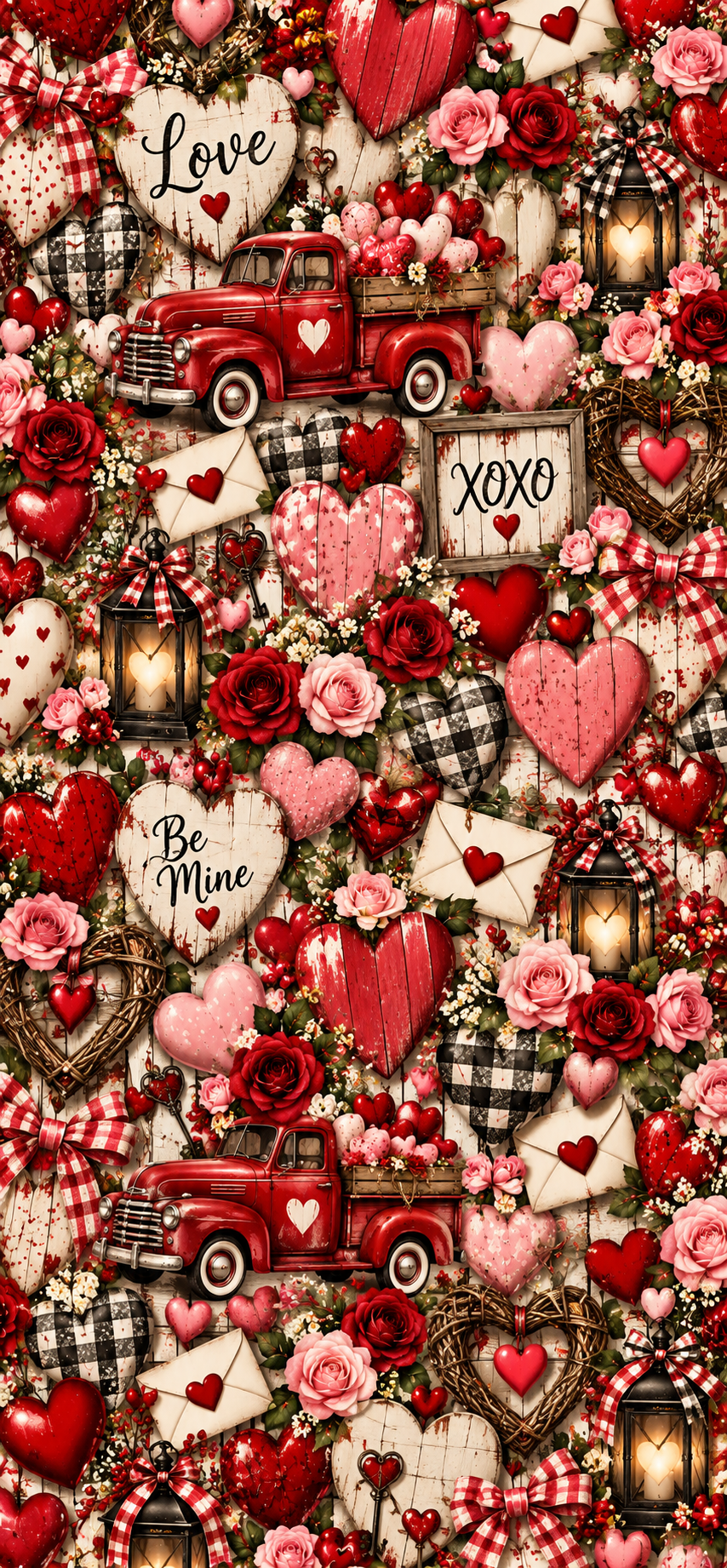 Vintage Valentine Farmhouse Door Wrap