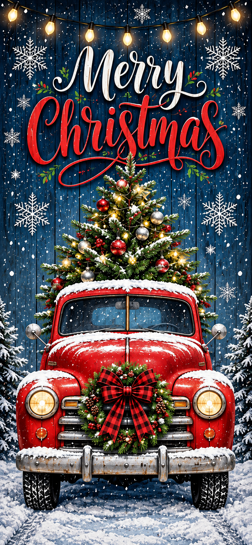 Old Christmas Truck