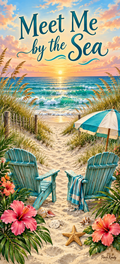 Meet Me by the Sea Door Wrap