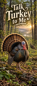 Talk Turkey to Me Hunting Door Wrap