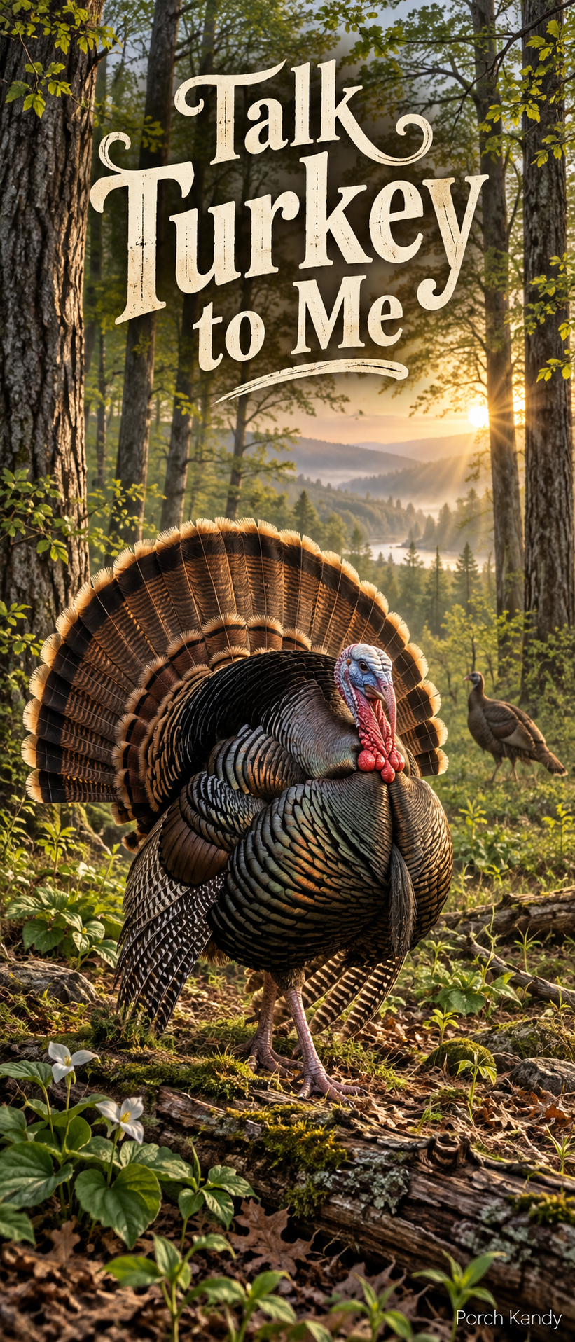 Talk Turkey to Me Hunting Door Wrap