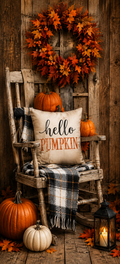 Fall Front Porch Sitting